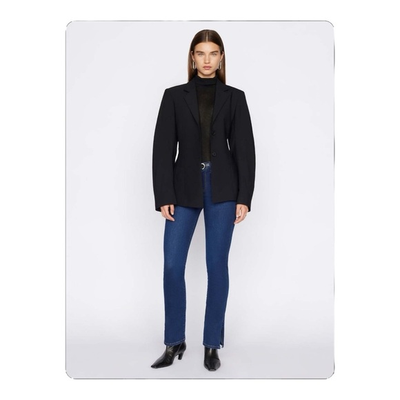 Frame Denim Le Mini Boot Denim - Claremont Slit NWT - Picture 1 of 7